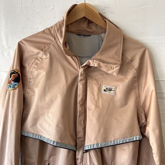 Vintage Nike Track Jacket - Gold Apollo Space NASA Patch (Size M Women's) - Picture 2 of 15